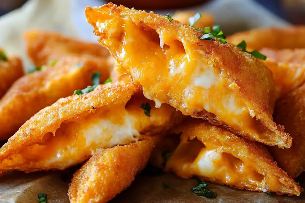 Indulge in these Fried Cheese Stuffed Doritos—a quick and cheesy snack that’s perfect for any occasion! This delicious recipe combines the crunch of Doritos with gooey cheese for a flavor explosion. Easy to make with just a few ingredients, they'll be a hit at your gatherings or movie nights. Don't miss out on this cheesy delight! Save the pin and try it today!