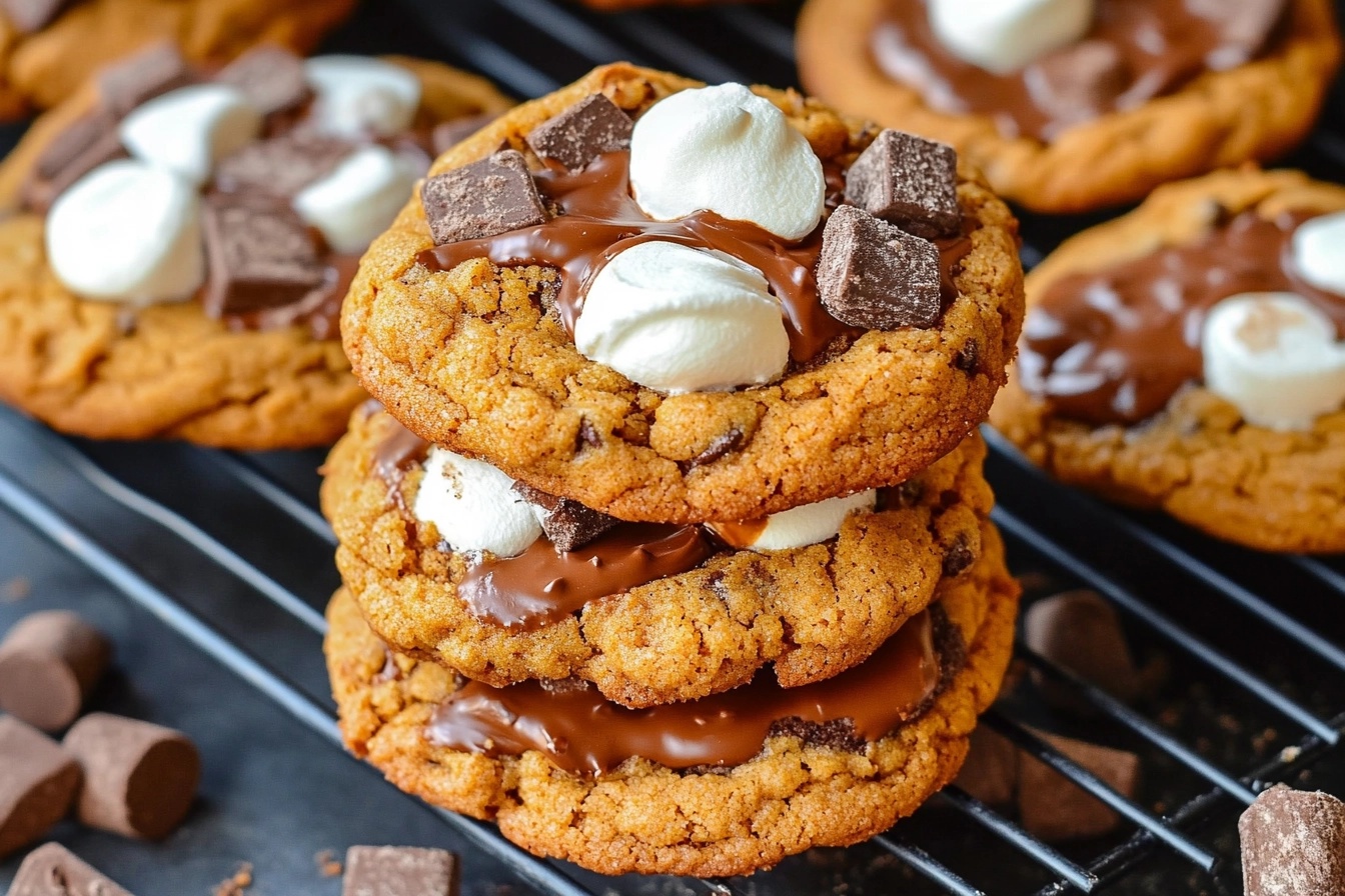 Indulge in the fall flavors of Pumpkin S'mores Cookies! These delicious cookies blend the taste of pumpkin, chocolate, and graham crackers for a delightful treat. Perfect for cozy gatherings, they’re easy to make and even easier to love. Don't miss out—try this sweet recipe today and save the pin for your baking inspiration!